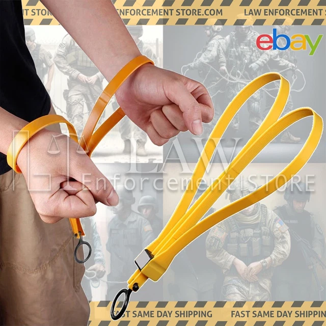 Law Enforcement Store Anti Break Tactical Plastic Cable Zip Tie Handcuffs Yellow