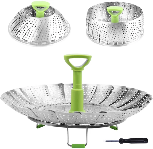 Steamer Basket Stainless Steel Vegetable Steamer Basket Folding Steamer Insert f
