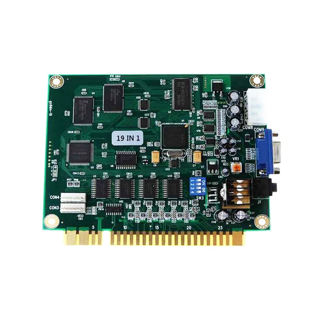 19 in 1 Arcade Classic Game Board VGA Output Arcade Game Board Durable for T5S4