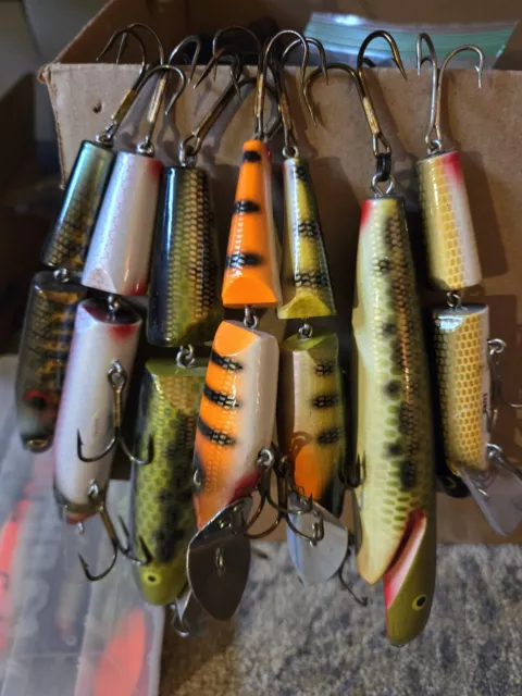 Muskie Musky Fishing Lures Lot Wiley And Leo Lures Lure