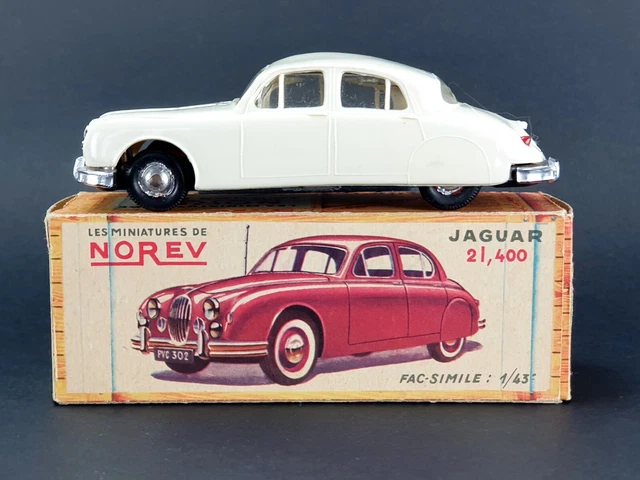 NOREV 1/43 Jaguar MK10 N19 - Bleu Clair - Miniature D'occasion En Boîte