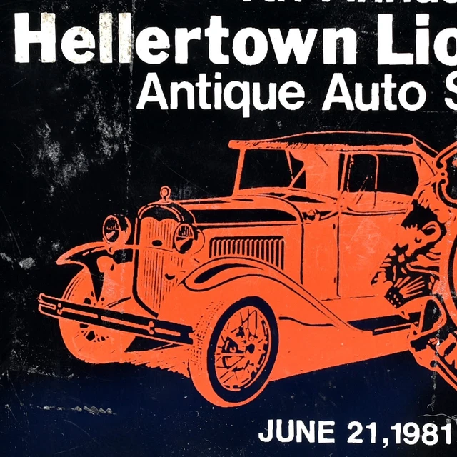 1981 HELLERTOWN LIONS Club International Antique Auto Car Show