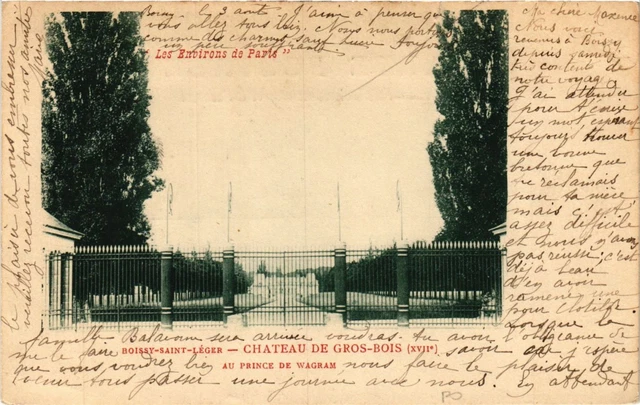 CPA AK BOISSY-St-LÉGER - Chateau de Gros-BOIS (XII s) au prince de .. (659713)