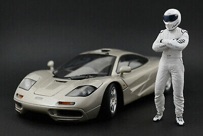 The white STIG (2) Figure pour 1:18 GT-Spirit Ford GT GT40 BBR RARE !! NO CAR !!