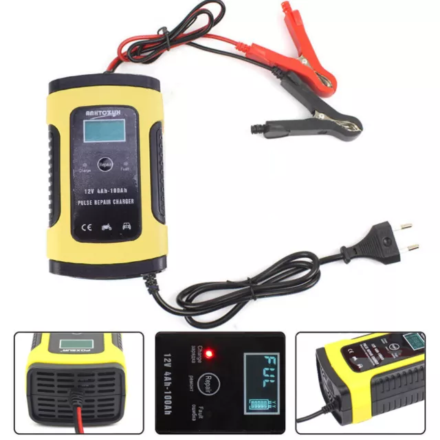 Chargeur De Batterie Voiture Suv Auto/Moto 6A/12V Maintien Charge
