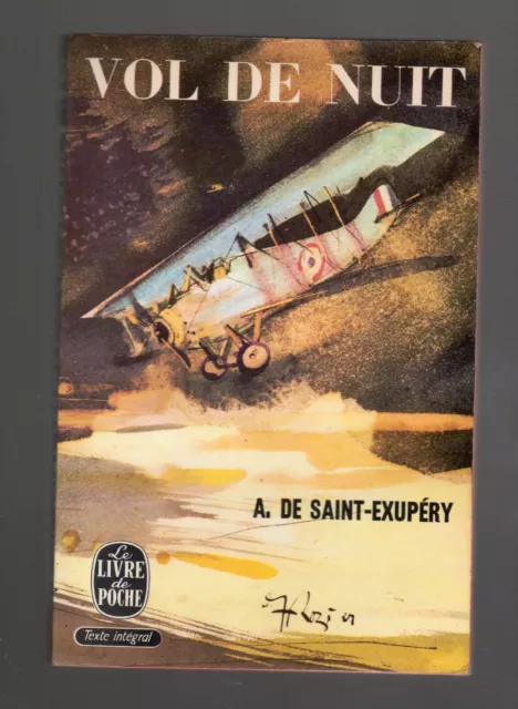 VOL DE NUIT Antoine de Saint-Exupery  Ancien livre de poche 1966