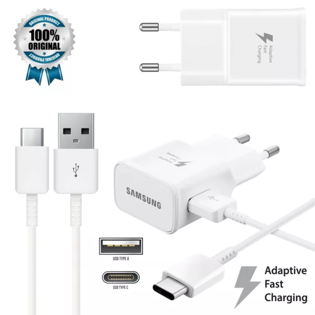 Original Samsung Schnell Ladegerät Kabel (USB-A zu USB-C) für Galaxy S8/S9/S10