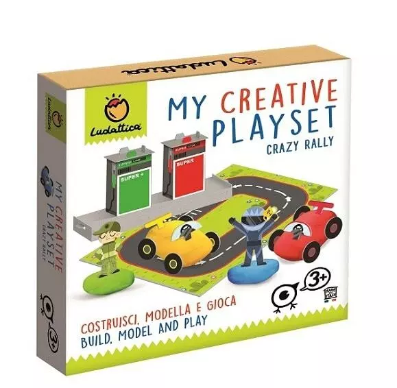 Playset Gioco Creativo da Tavolo per Bambini Costruisci Modella Gioca Ludattica