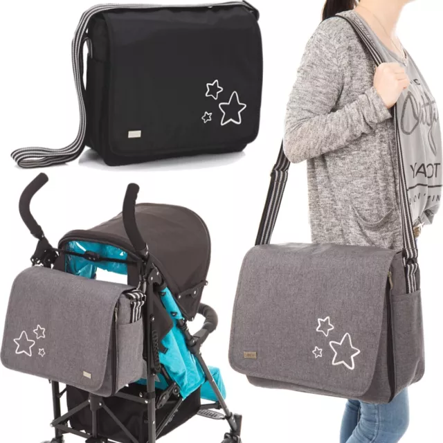 Wickeltasche +Wickelunterlage Baby Pflege Windel Kinderwagen Tasche Kinder Buggy