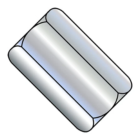 Zoro Select 142407Ncup 1/4-20X1 1/2 7/16 A/F Hex Coupling Nut Zinc