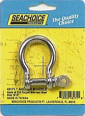 SEACHOICE Stainless Steel Anchor Shackle 5/16" 43171