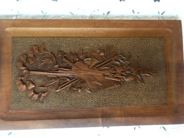 ANCIEN CADRE POUR Peinture En Bois Sculpte Dore A La Feuille EUR 24,00