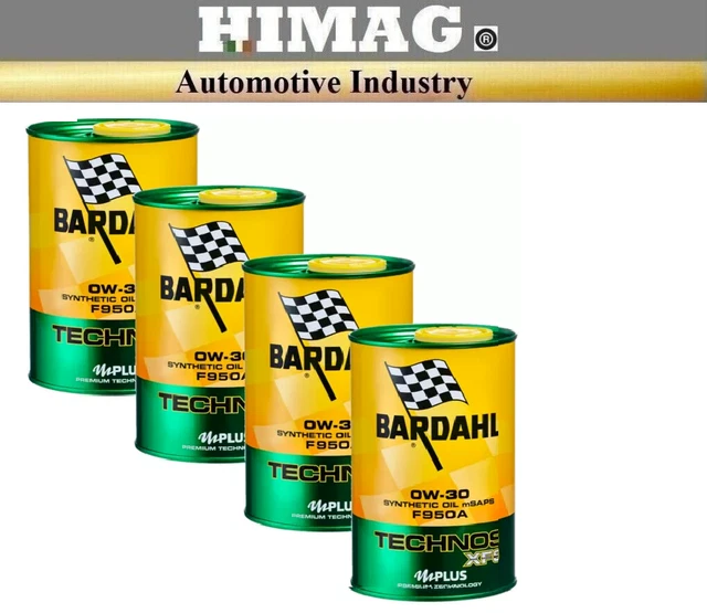 OLIO MOTORE BARDAHL TECHNOS XFS 0W30 AV504 - 4 LITRI - Foto 3