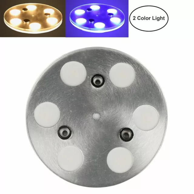 Facon 6-light Dimmable LED Round Ceiling Dome Light for RV Trailer Boat Camper
