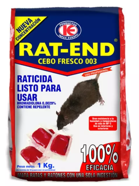 Rat End Cebo Fresco - 1 kg