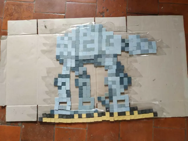 kit mosaïque de Space Invader Star Wars robot quadripode