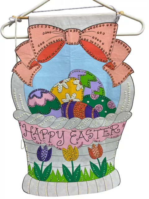 Happy Easter Egg Spring Indoor Flag Eggs Fast Shipping