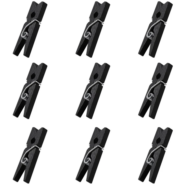 100 pcs Banner Clip Holz Clips Foto Clip Kleine Foto Papier Peg Pin