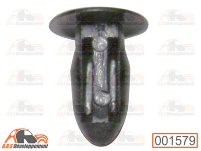 Verrou pour vitre coulissante portes AVD ou AVG de Citroen DYANE 000687 