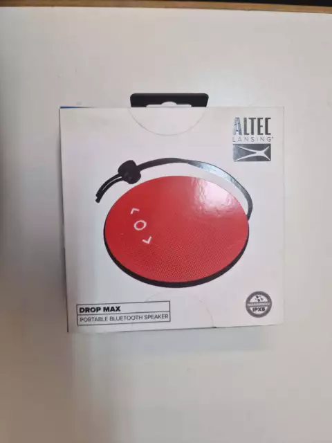 Altec Lansing Lautsprecher DROP MAX *rot* Bluetooth - NEU & OVP - Händler