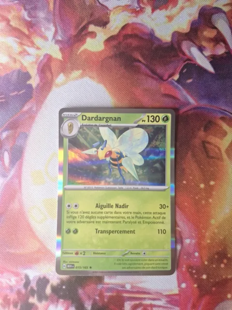 Pokemon Card - Dardargnan Holo - 015/165 - EV3.5 151
