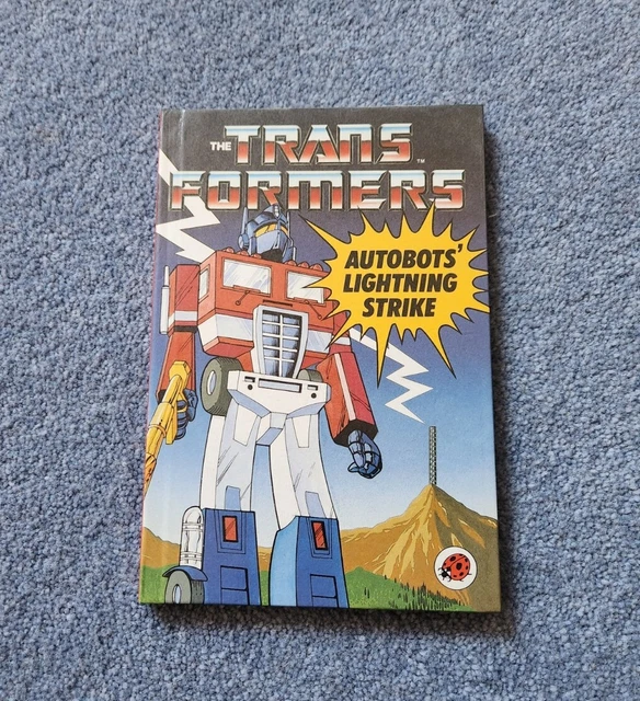 TRANSFORMERS AUTOBOTS LIGHTNING Strike Ladybird Book 1985 First Edition