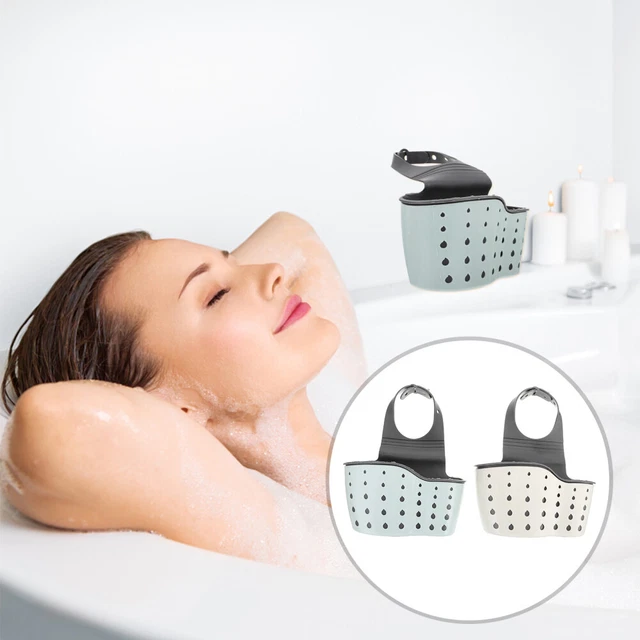 2 piezas cesta de goteo para fregadero soporte de jabón para lavabo lóbulos filtro