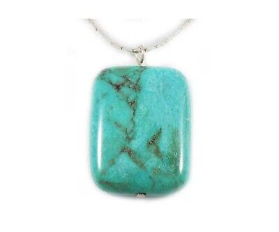 Turquoise Necklace Ancient Navaho American Indian Rain River 19thC Antique Stone