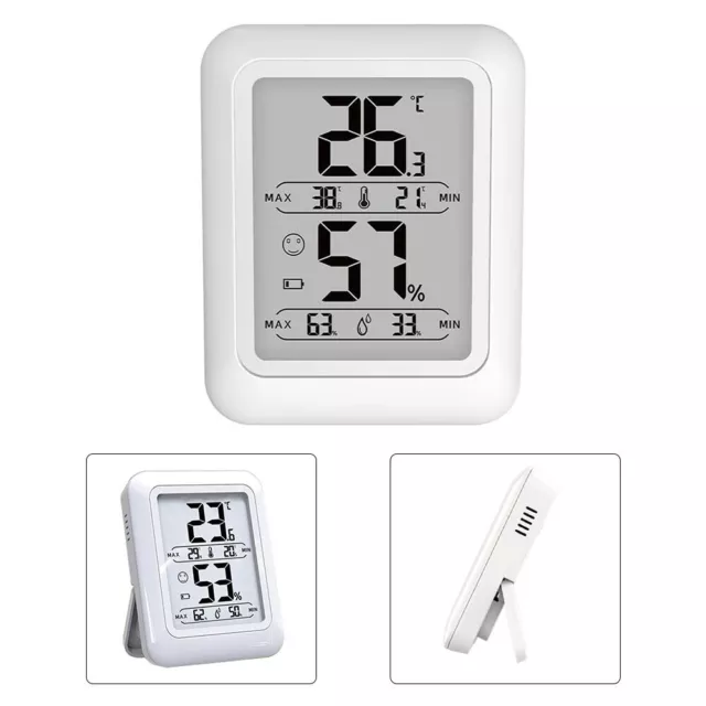 Feuchtigkeit Hygrometer Pt19de Weiß -10 ℃ ~ 60 ℃ (14 ℉ ~ 140 ℉) - Ausdruck