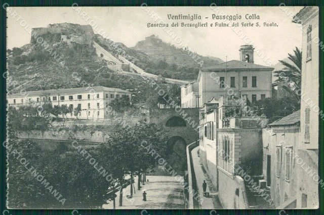 Imperia Ventimiglia Caserma Bersaglieri cartolina KV5620
