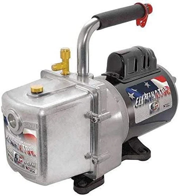 Vacuum Pump, Eliminator, Deep Vacuum, 115V, 1/2 HP, 6 CFM - HVAC