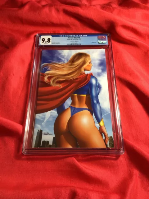 Power Hour #1  2023  “Fernando Rocha”  Supergirl  Virgin Cover  B   CGC  9.8
