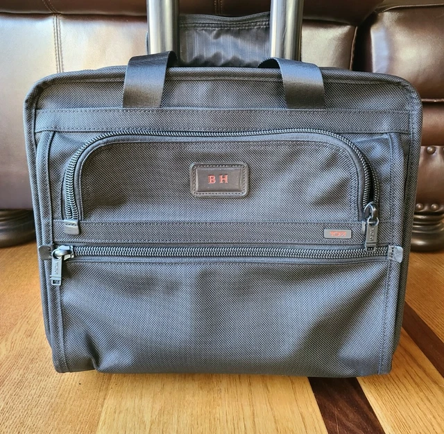 TUMI Wheeled Expandable Laptop Compter Breif Case Rolling Business Travel Bag 2