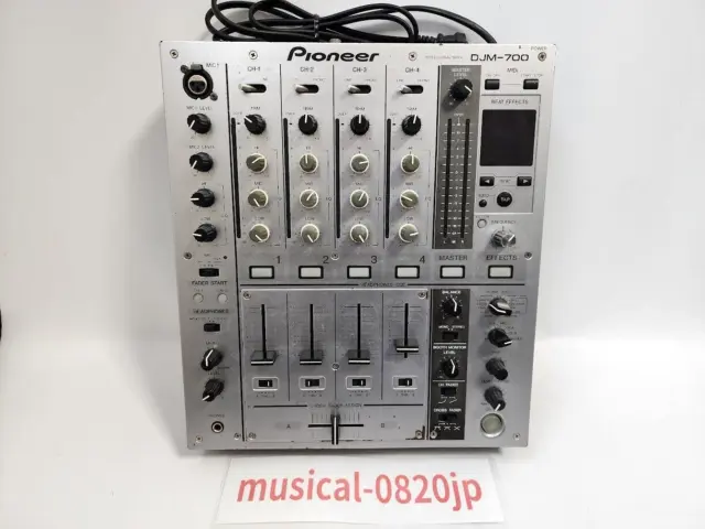 Pioneer DJM-700 Silver Digital DJ Mixer 4-Channel