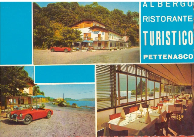 1982 Pettenasco Albergo Ristorante Turistico Tre Vedutine Con Auto Sportiva
