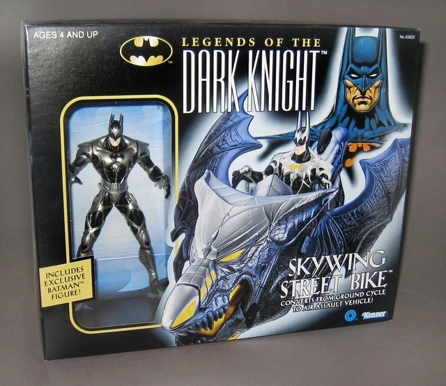 EXCLUSIVE BATMAN Skywing Street Bike LEGENDS OF THE DARK KNIGHT Kenner 1996 NIB!