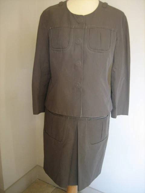 Robe PAULE KA Laine Vierge Gris Taille 36 – Chic, état Parfait