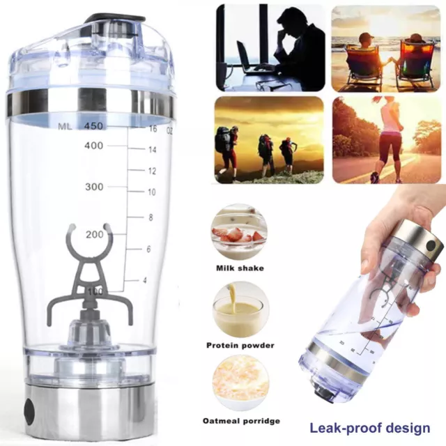 600ml Protein Shaker Electric Smart Mixer Cup Detachable Bottle Portable Blender