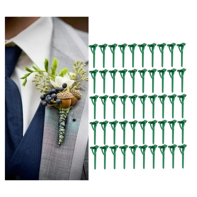 50x Corsage Clips de Seguridad Corsage Agujas de Seguridad para Cuello, Blusa,