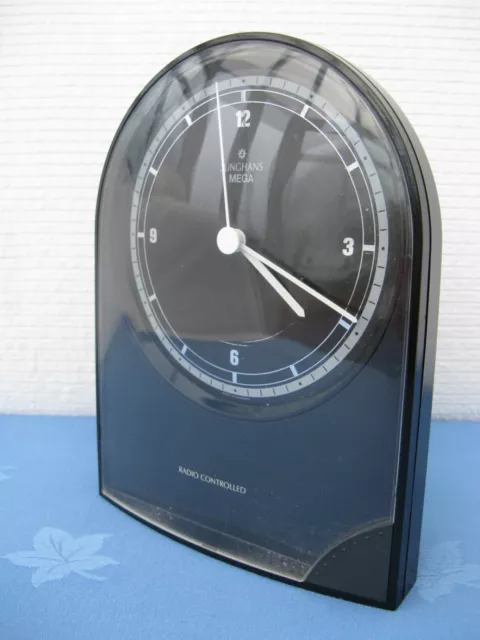 Junghans Mega Clock. Radio Controlled Desk Clock For U.K. Market. Model 364/7200