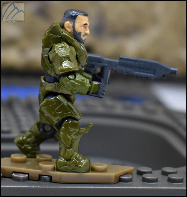 HALO MEGA CONSTRUX Unsc Master Chef JOHN-117 Mini Figurines Fleetcom