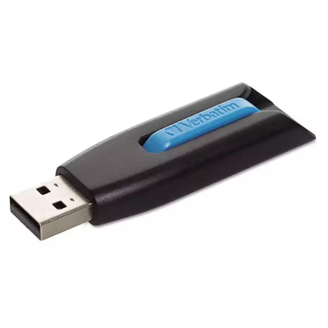 Verbatim Store 'n' Go V3 USB 3.0 Drive, 16GB, Black/Blue