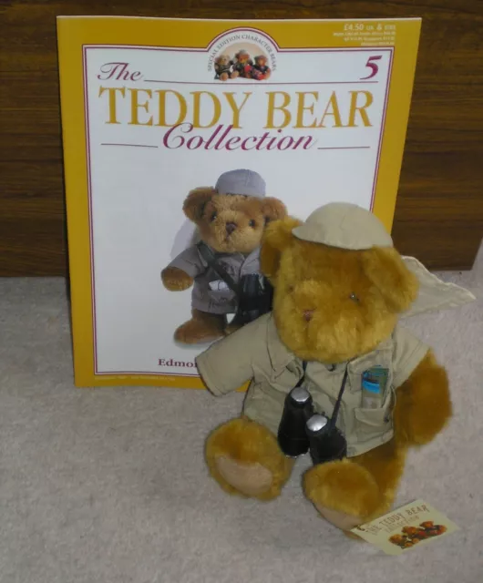 The Teddy Bear Collection No. 5 Edmond The Explorer Bear With Tag And  Magazine
