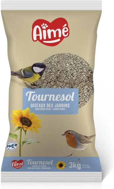 25 Kg Graines De Tournesol Décortiquées - Nourriture Oiseaux Sauvages & Domestiques, Riche En Énergie