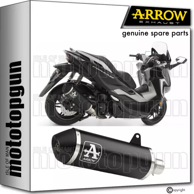 Arrow Exhaust Open Rc Urban Black Aluminium Honda Forza 350 2021 21 2022 22