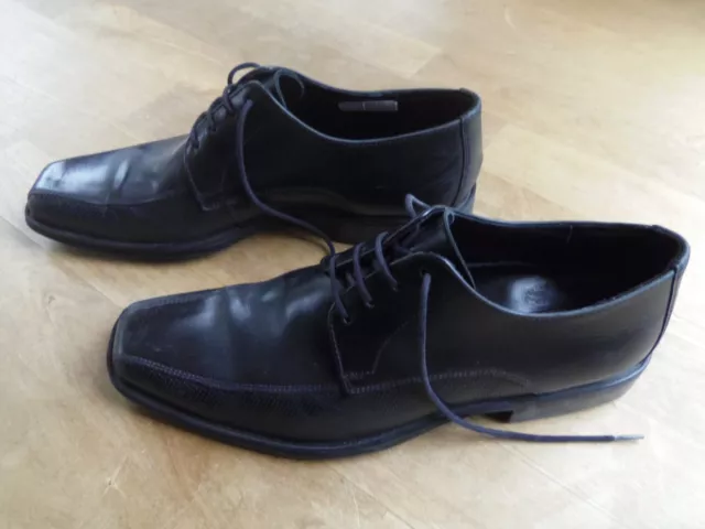 Lloyd Lederschuhe Business Schuhe Herren Gr. 42 / 8, schwarz