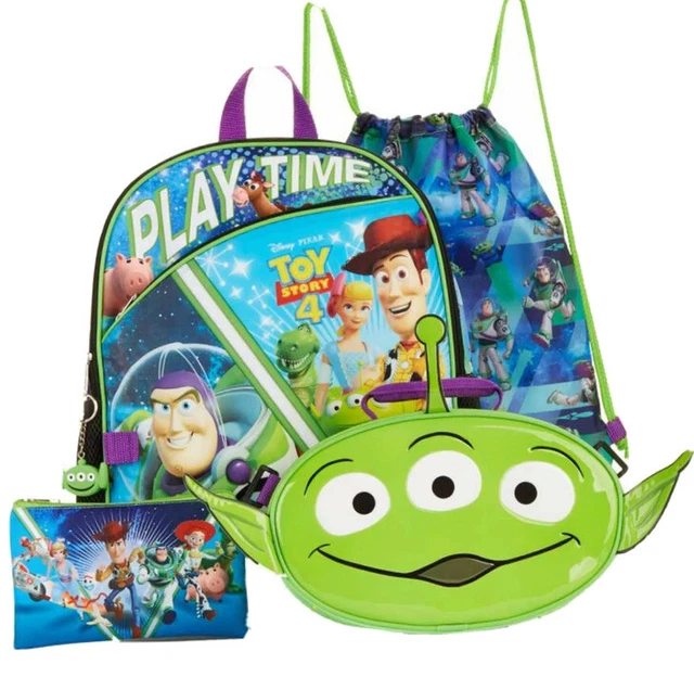 DISNEY PIXAR TOY Story Backpack & Lunch Box 5 Piece Set, School Bookbag