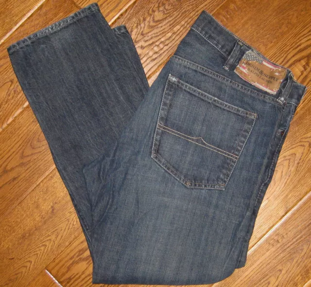 Denim & Supply Ralph Lauren Mens Jeans 38 x 30 Straight Fit Zipper Fly Cotton