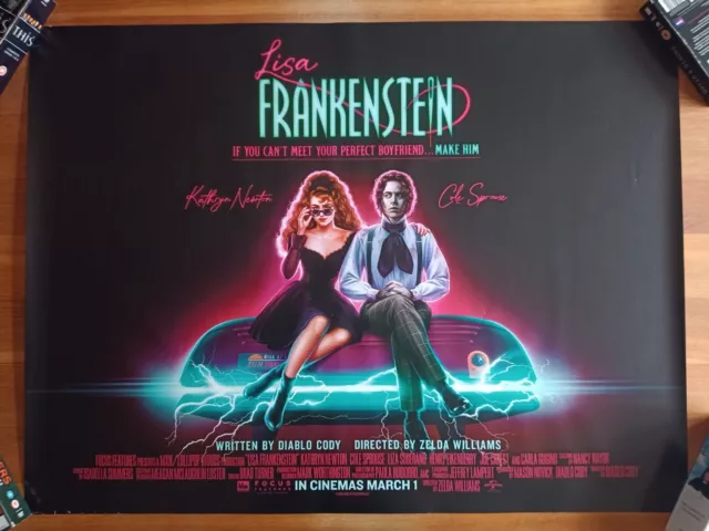 Lisa Frankenstein - Original Rolled UK Double Sided Quad Poster