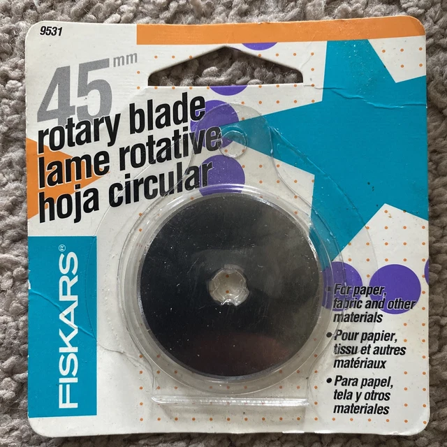 Fiskars Rotary Paper Trimmer 45 mm Straight Blade Cutter Replacement Blade 9531
